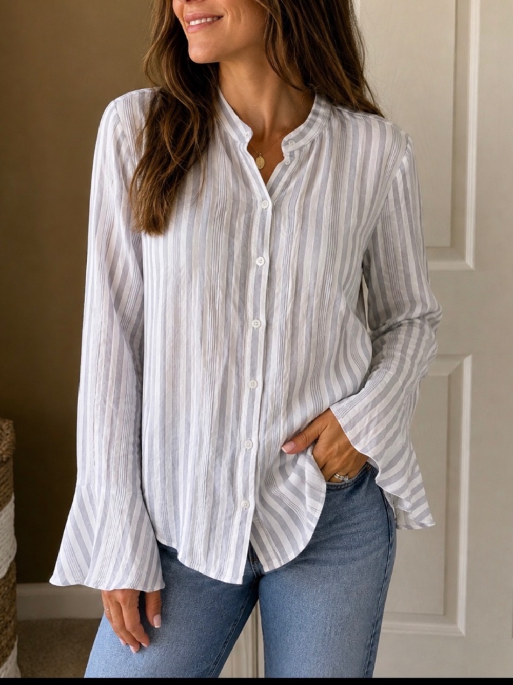 Lafayette 148 New York L/S blouse